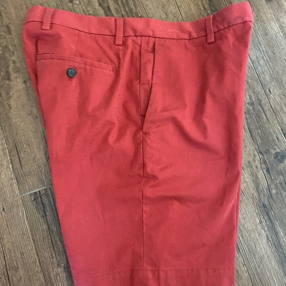 Banana Republic Red Flat Front Men's Shorts